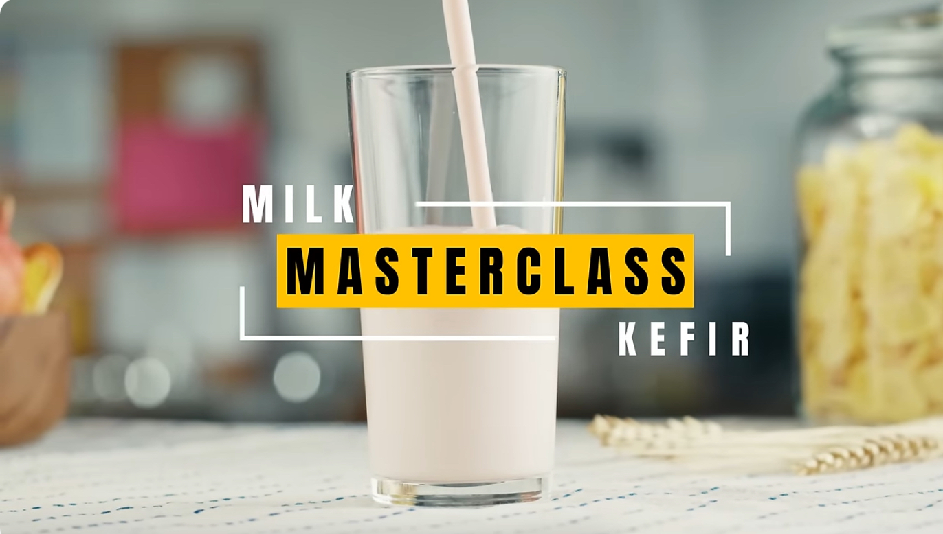 Kefir Master Class… consider this method of drinking milk if you are lactose intolerant or sensitive to milk casein types.