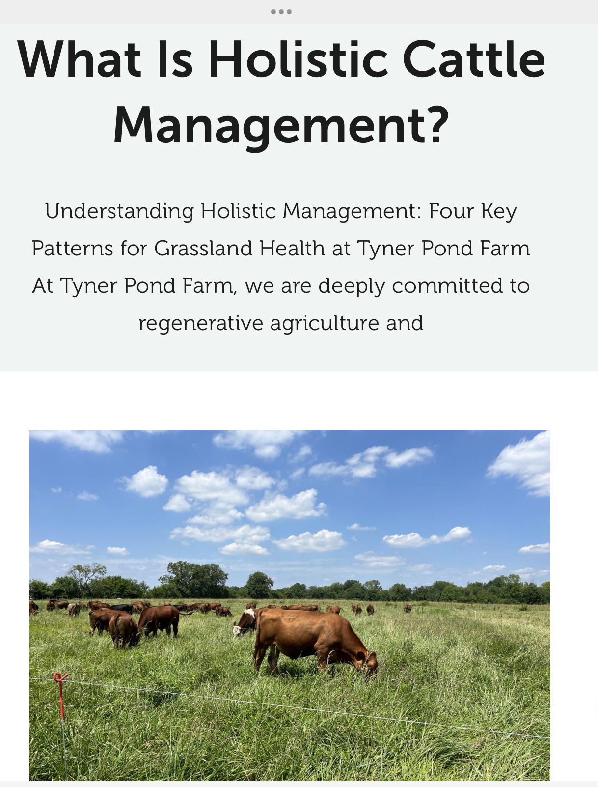 100% Grass-fed & finished