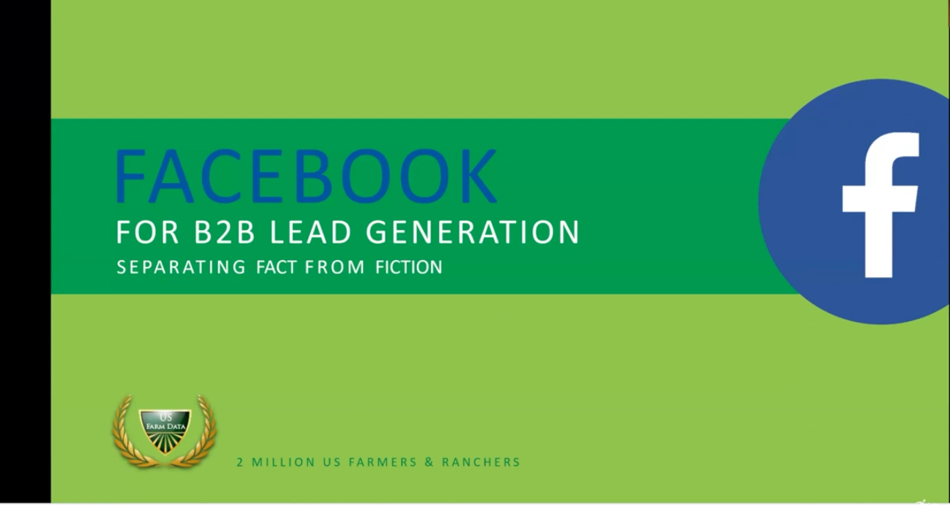 Using Facebook for B2B Lead Generation separating Fact From Fiction