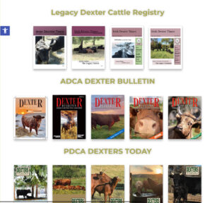 There is a lot more history in the Irish Dexter Cattlemen flipboards, located in the Gazette
