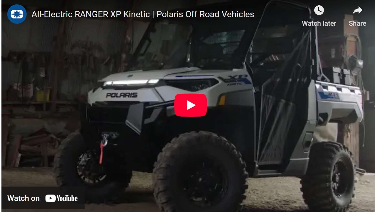 All Electric Ranger XP Kinetic Side-by-Side