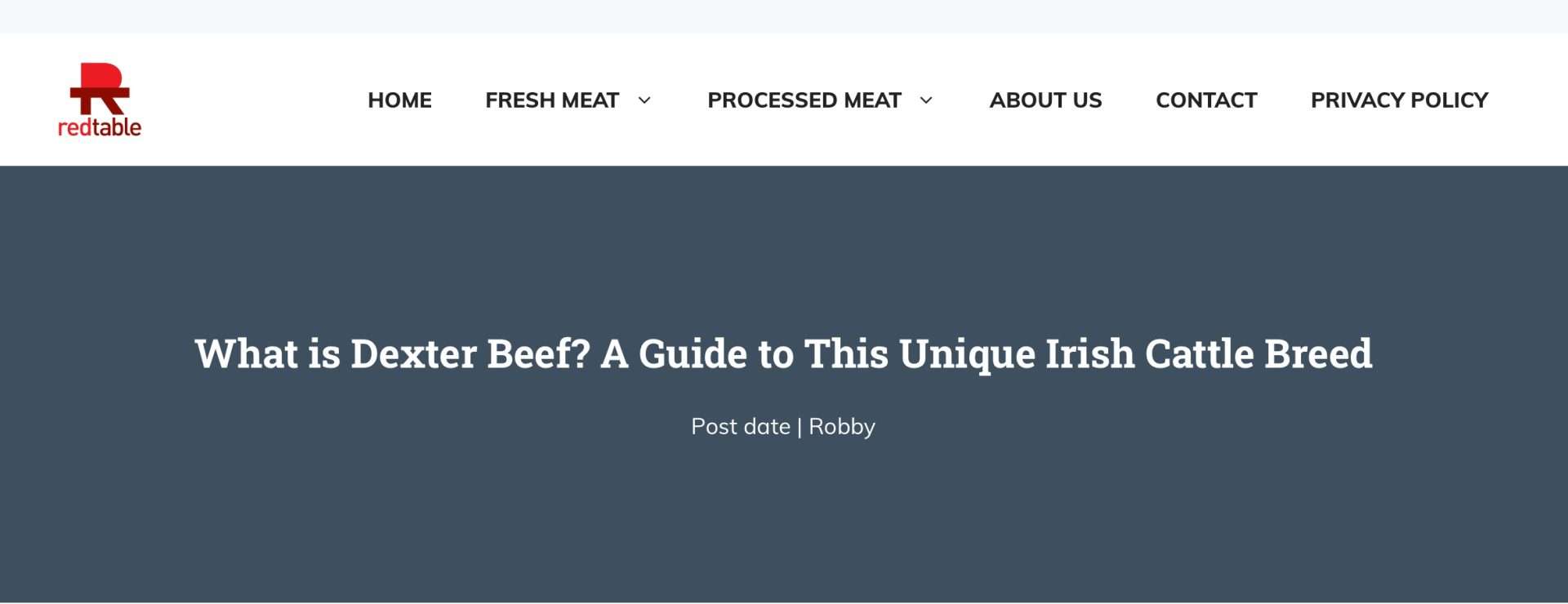 What is Dexter Beef?