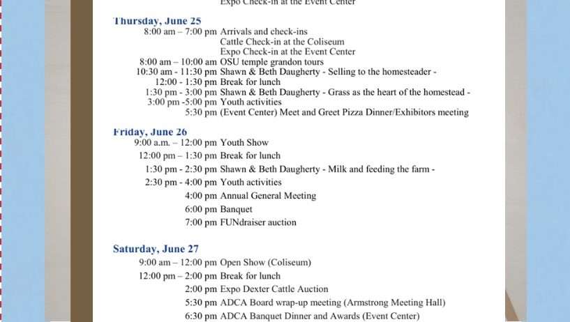 American Dexter Cattle Association